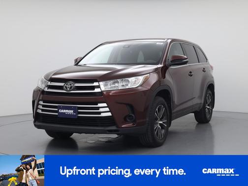 Burgundy 2017 Toyota Highlander LE