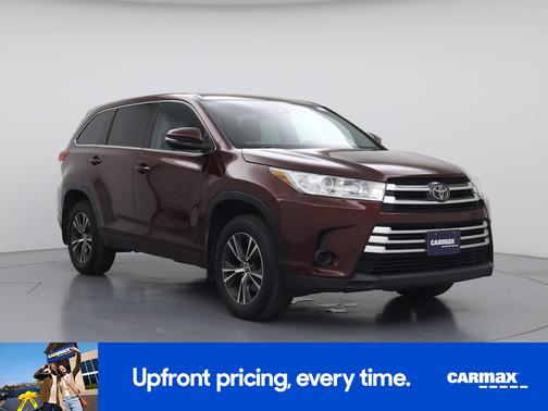 Burgundy 2017 Toyota Highlander LE