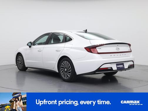 White 2023 Hyundai SONATA Hybrid SEL