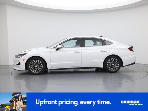White 2023 Hyundai SONATA Hybrid SEL