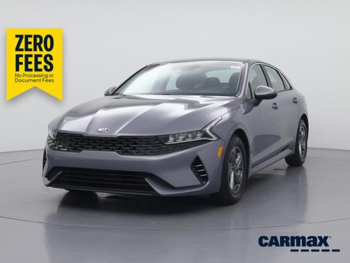 Gray 2021 Kia K5 LXS