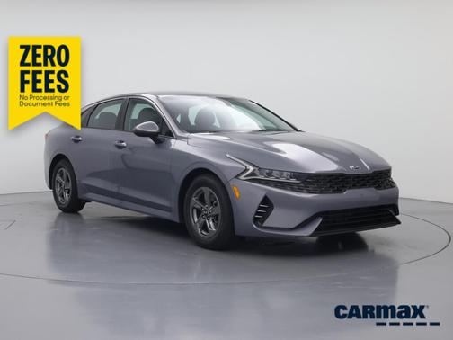 Gray 2021 Kia K5 LXS
