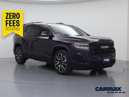 Blue 2021 GMC Acadia SLE