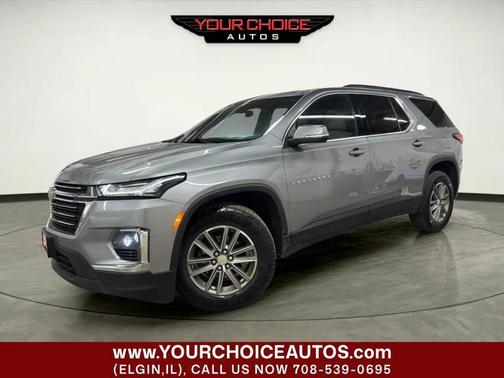 Sterling Gray Metallic 2023 Chevrolet Traverse LT Cloth