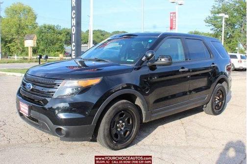 Dark Blue 2015 Ford Utility Police Interceptor AWD 4dr