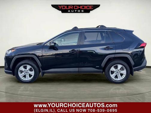Midnight Black Metallic 2020 Toyota RAV4 Hybrid XLE