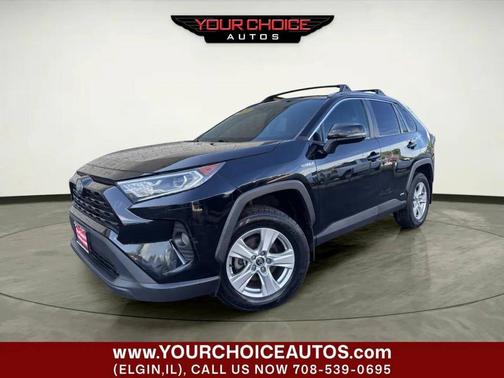 Midnight Black Metallic 2020 Toyota RAV4 Hybrid XLE