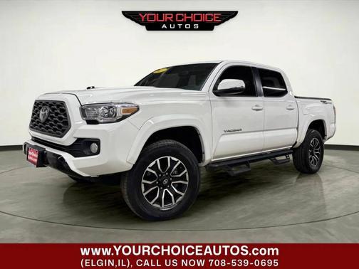 Super White 2021 Toyota Tacoma TRD Sport