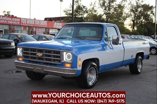 Blue 1977 Chevrolet C10/K10 Base