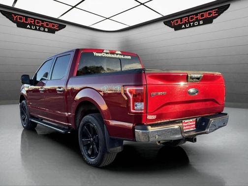 Red 2015 Ford F-150 XLT