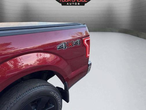 Red 2015 Ford F-150 XLT