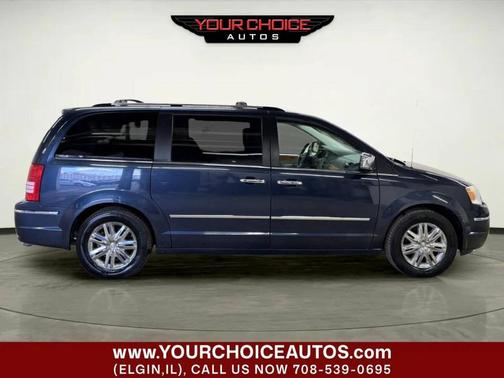 Blue 2008 Chrysler Town & Country Limited