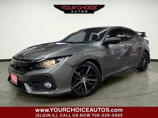 Gray 2021 Honda Civic Sport