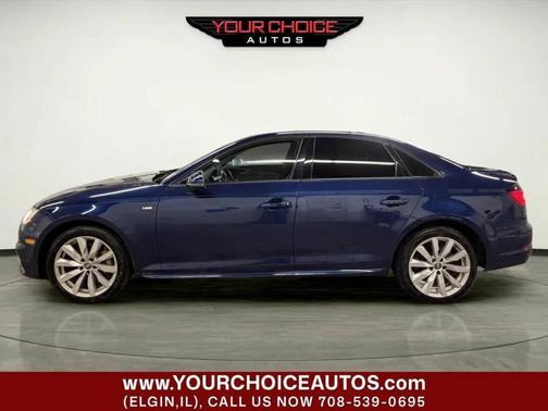 Blue 2018 Audi A4 2.0T Premium