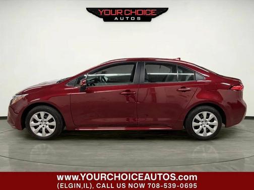 Ruby Flare Pearl 2022 Toyota Corolla LE
