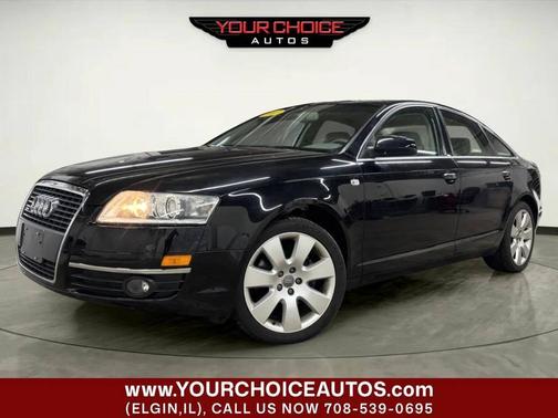 Black 2007 Audi A6 3.2 quattro