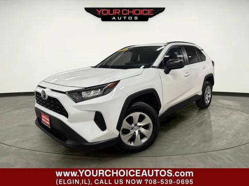 Super White 2021 Toyota RAV4 LE
