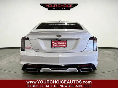 Crystal White Tricoat 2021 Cadillac CT5 Sport RWD