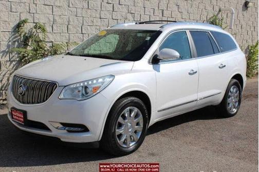 White Frost Tricoat 2017 Buick Enclave AWD 4dr Leather