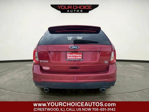 Red 2011 Ford Edge SEL