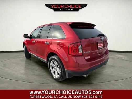Red 2011 Ford Edge SEL