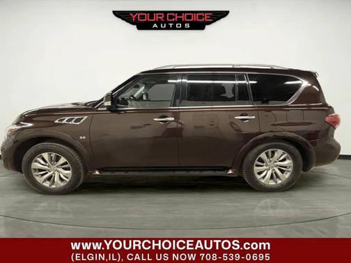 Brown 2017 INFINITI QX80 Base