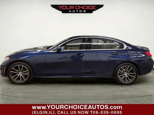 Blue 2019 BMW 330 xDrive