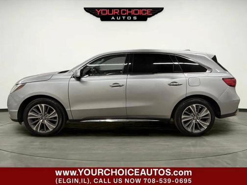 Lunar Silver Metallic 2017 Acura MDX 3.5L w/Technology Package