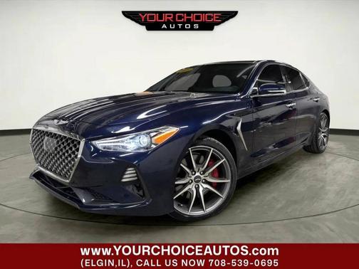Adriatic Blue 2021 Genesis G70 3.3T AWD