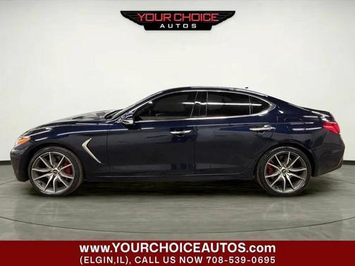 Adriatic Blue 2021 Genesis G70 3.3T AWD