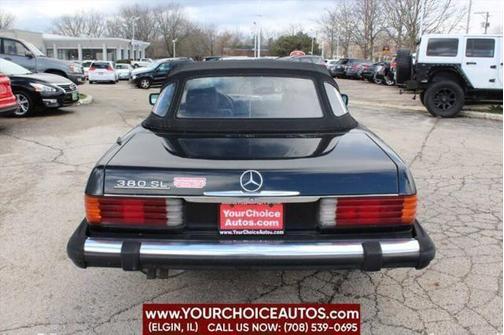 1985 Mercedes-Benz S-Class 380 SL 2dr Convertible