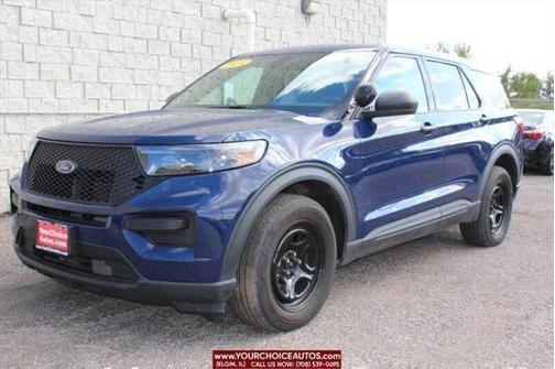 Royal Blue 2021 Ford Utility Police Interceptor AWD