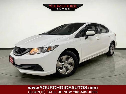 Taffeta White 2015 Honda Civic LX