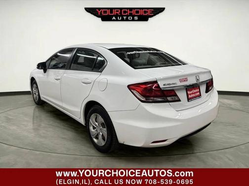Taffeta White 2015 Honda Civic LX
