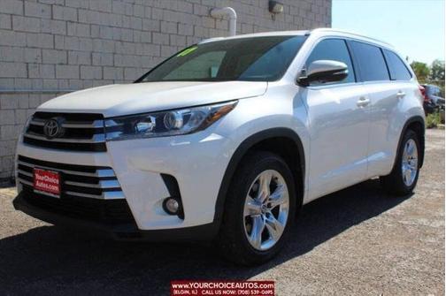 Blizzard Pearl 2017 Toyota Highlander Limited V6 AWD (Natl)