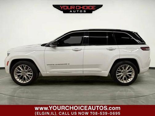 Bright White Clearcoat 2023 Jeep Grand Cherokee Summit