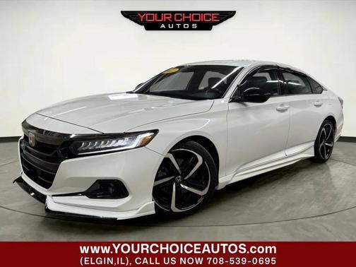 Platinum White Pearl 2022 Honda Accord Sport SE 1.5T