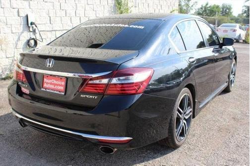 Crystal Black Pearl 2016 Honda Accord 4dr I4 CVT Sport