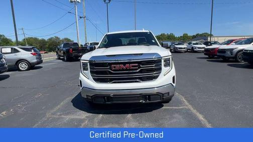 Summit White 2025 GMC Sierra 1500 SLT