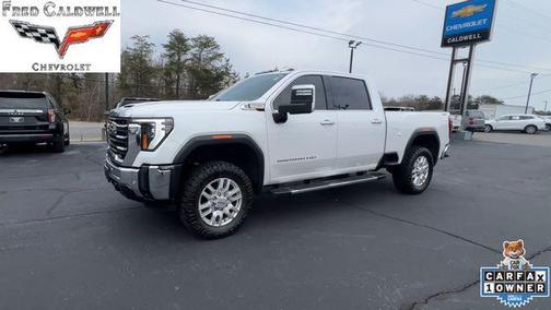 White Frost Tricoat 2024 GMC Sierra 2500 SLT