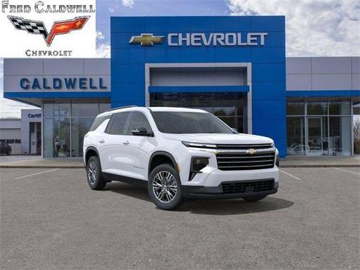 Summit White 2026 Chevrolet Traverse LT