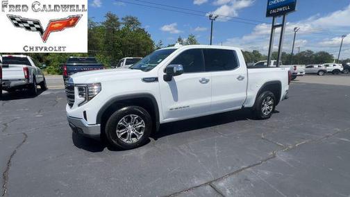 Summit White 2025 GMC Sierra 1500 SLT