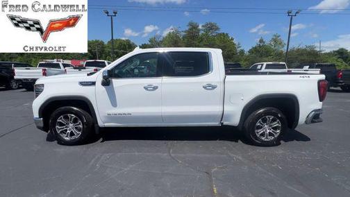 Summit White 2025 GMC Sierra 1500 SLT