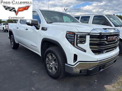 Summit White 2025 GMC Sierra 1500 SLT