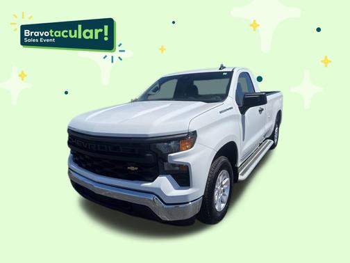 Summit White 2025 Chevrolet Silverado 1500 WT