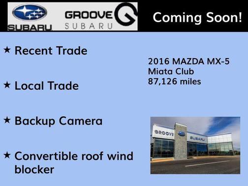 2016 Mazda MX-5 Miata Club
