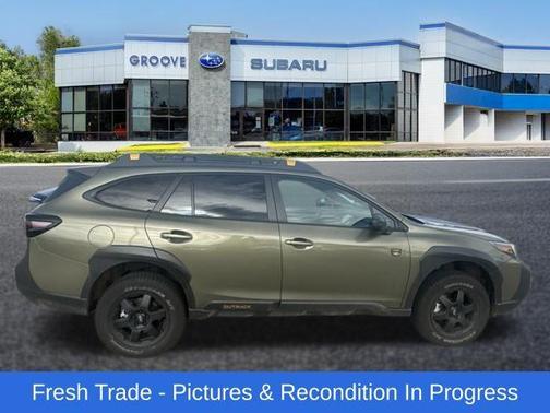 Green Metallic 2025 Subaru Outback Wilderness
