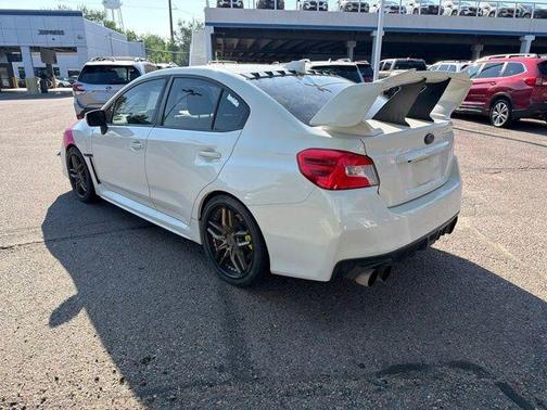 Crystal White Pearl 2020 Subaru WRX STI Limited w/Wing