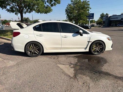 Crystal White Pearl 2020 Subaru WRX STI Limited w/Wing