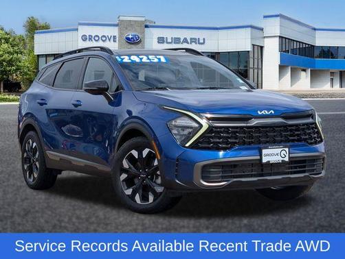 Sapphire Blue 2023 Kia Sportage X-Line